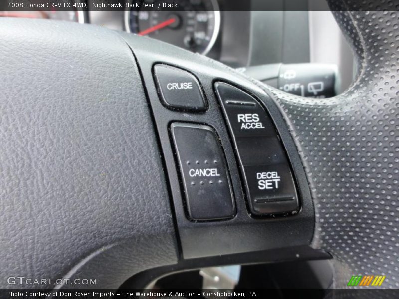 Nighthawk Black Pearl / Black 2008 Honda CR-V LX 4WD
