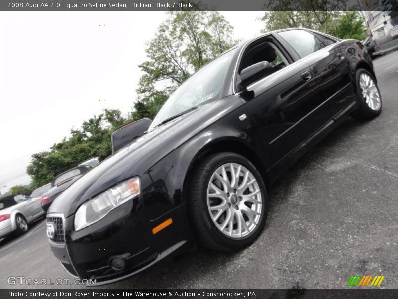 2008 A4 2.0T quattro S-Line Sedan Brilliant Black