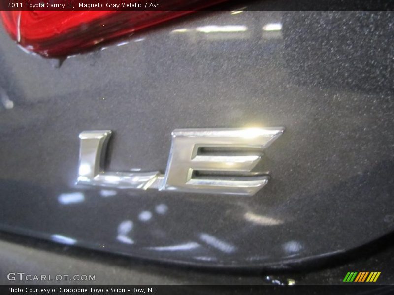 Magnetic Gray Metallic / Ash 2011 Toyota Camry LE