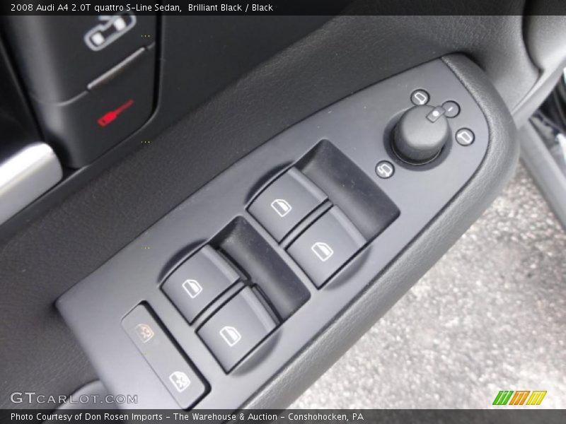 Brilliant Black / Black 2008 Audi A4 2.0T quattro S-Line Sedan