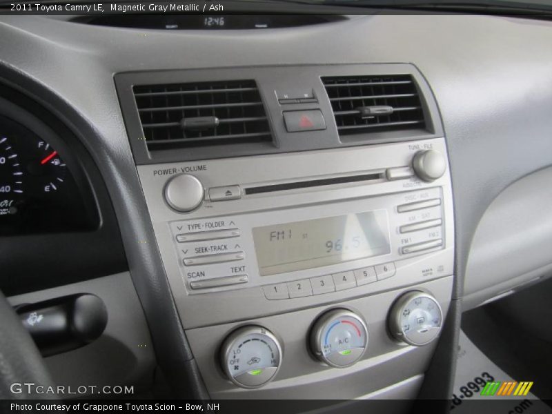 Magnetic Gray Metallic / Ash 2011 Toyota Camry LE