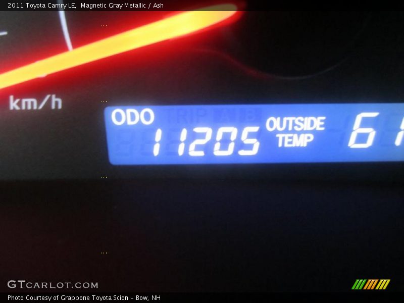 Magnetic Gray Metallic / Ash 2011 Toyota Camry LE