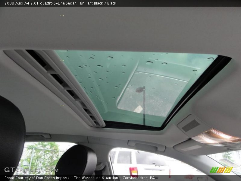 Sunroof of 2008 A4 2.0T quattro S-Line Sedan