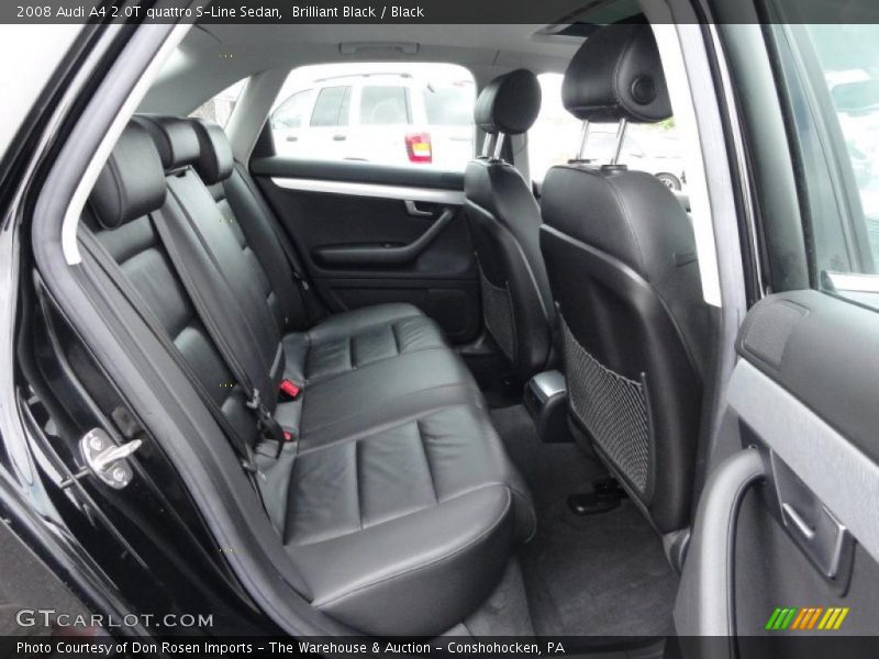  2008 A4 2.0T quattro S-Line Sedan Black Interior