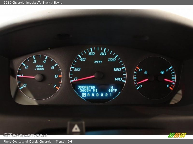 Black / Ebony 2010 Chevrolet Impala LT