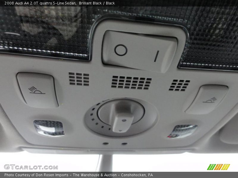 Brilliant Black / Black 2008 Audi A4 2.0T quattro S-Line Sedan