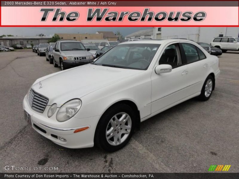 Alabaster White / Ash Grey 2003 Mercedes-Benz E 320 Sedan