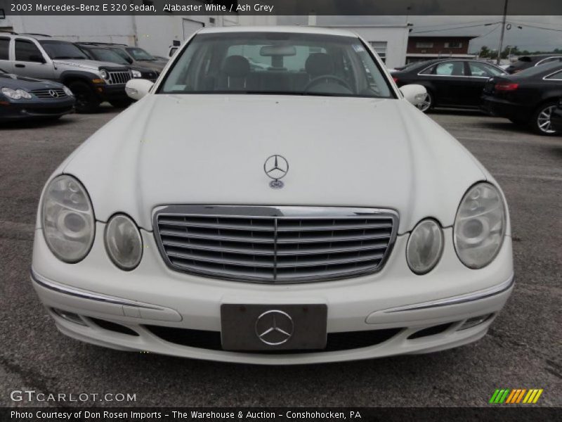 Alabaster White / Ash Grey 2003 Mercedes-Benz E 320 Sedan