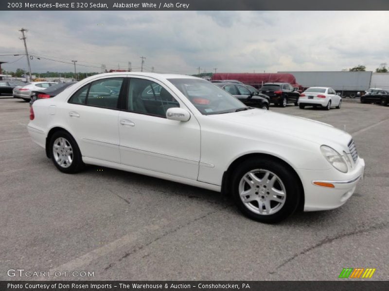 Alabaster White / Ash Grey 2003 Mercedes-Benz E 320 Sedan