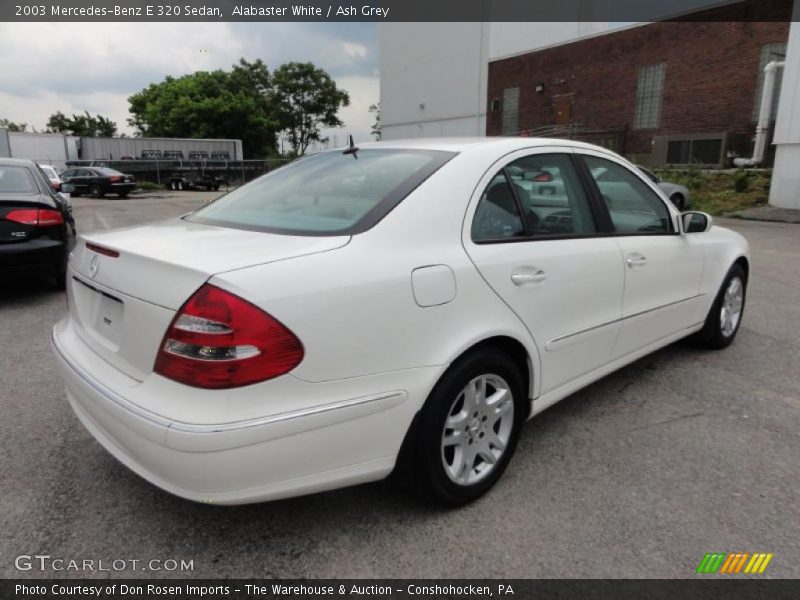 Alabaster White / Ash Grey 2003 Mercedes-Benz E 320 Sedan