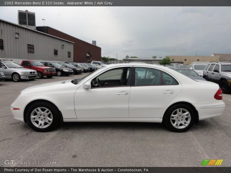 Alabaster White / Ash Grey 2003 Mercedes-Benz E 320 Sedan