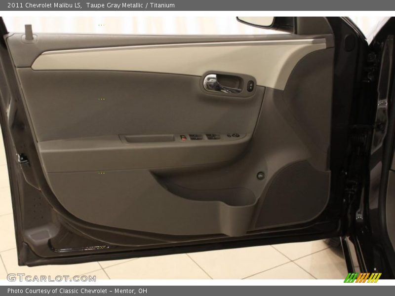 Taupe Gray Metallic / Titanium 2011 Chevrolet Malibu LS