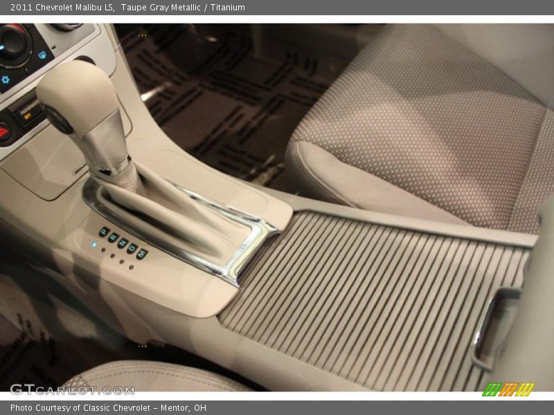 Taupe Gray Metallic / Titanium 2011 Chevrolet Malibu LS