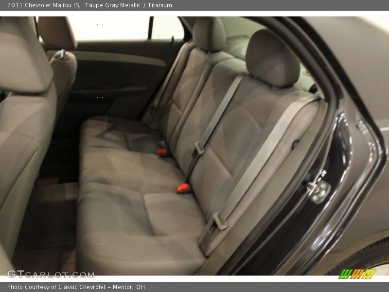 Taupe Gray Metallic / Titanium 2011 Chevrolet Malibu LS