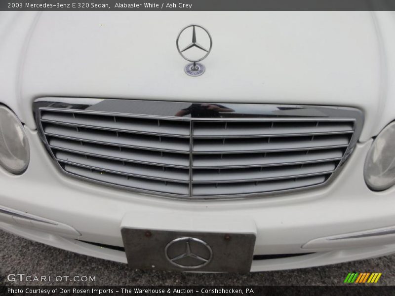 Alabaster White / Ash Grey 2003 Mercedes-Benz E 320 Sedan