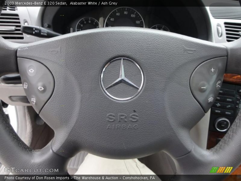 Alabaster White / Ash Grey 2003 Mercedes-Benz E 320 Sedan