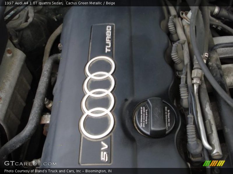  1997 A4 1.8T quattro Sedan Engine - 1.8 Liter Turbocharged DOHC 20-Valve 4 Cylinder