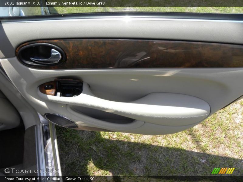 Platinum Silver Metallic / Dove Grey 2001 Jaguar XJ XJ8