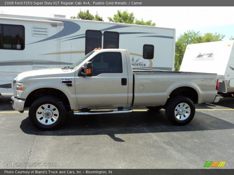  2008 F350 Super Duty XLT Regular Cab 4x4 Pueblo Gold Metallic