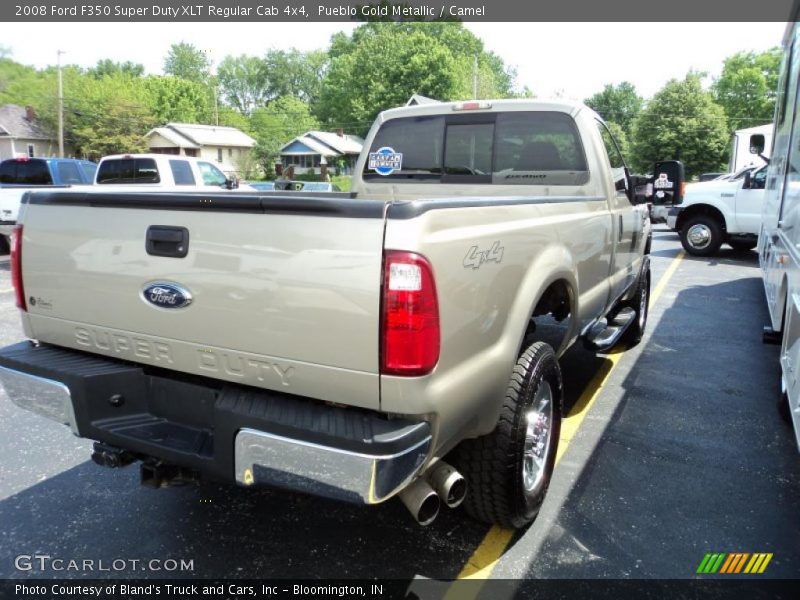 Pueblo Gold Metallic / Camel 2008 Ford F350 Super Duty XLT Regular Cab 4x4