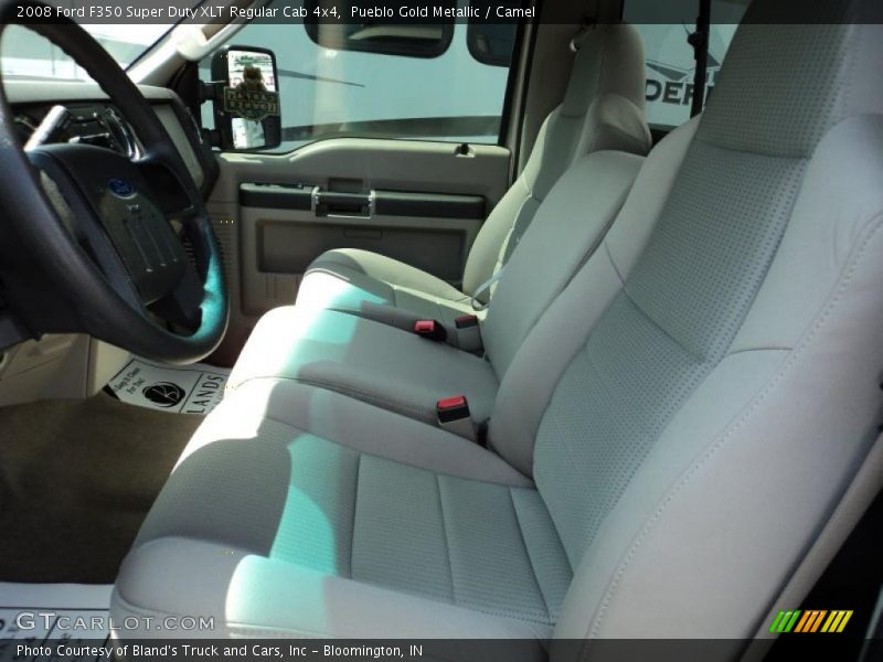 Pueblo Gold Metallic / Camel 2008 Ford F350 Super Duty XLT Regular Cab 4x4