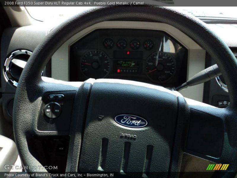 Pueblo Gold Metallic / Camel 2008 Ford F350 Super Duty XLT Regular Cab 4x4
