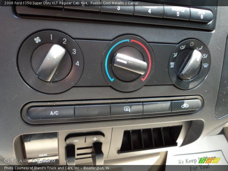 Pueblo Gold Metallic / Camel 2008 Ford F350 Super Duty XLT Regular Cab 4x4