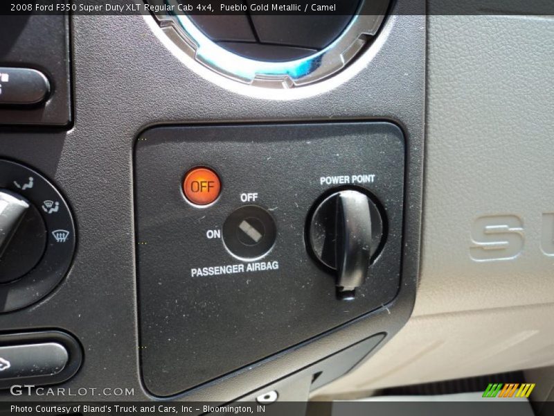Pueblo Gold Metallic / Camel 2008 Ford F350 Super Duty XLT Regular Cab 4x4