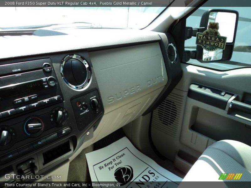 Pueblo Gold Metallic / Camel 2008 Ford F350 Super Duty XLT Regular Cab 4x4