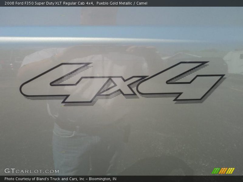 Pueblo Gold Metallic / Camel 2008 Ford F350 Super Duty XLT Regular Cab 4x4