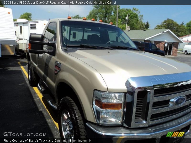 Pueblo Gold Metallic / Camel 2008 Ford F350 Super Duty XLT Regular Cab 4x4
