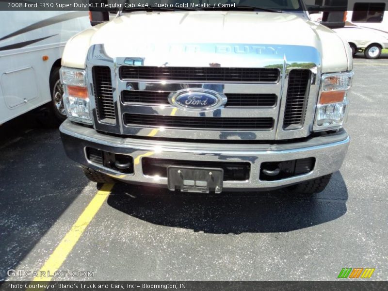 Pueblo Gold Metallic / Camel 2008 Ford F350 Super Duty XLT Regular Cab 4x4