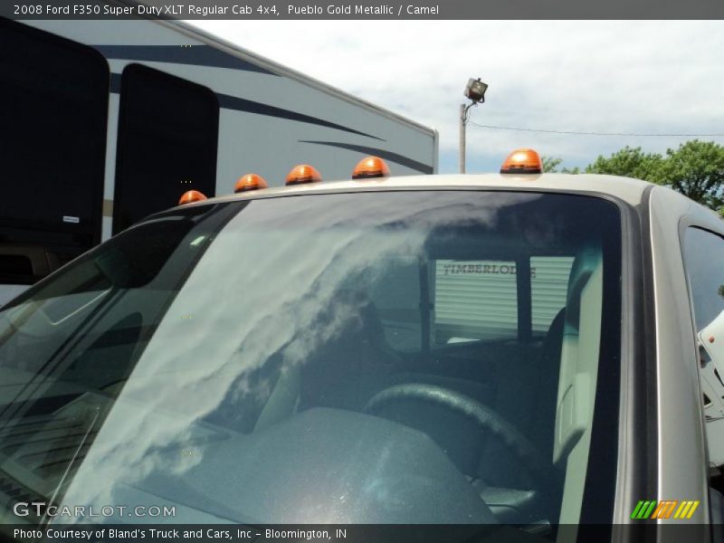 Pueblo Gold Metallic / Camel 2008 Ford F350 Super Duty XLT Regular Cab 4x4