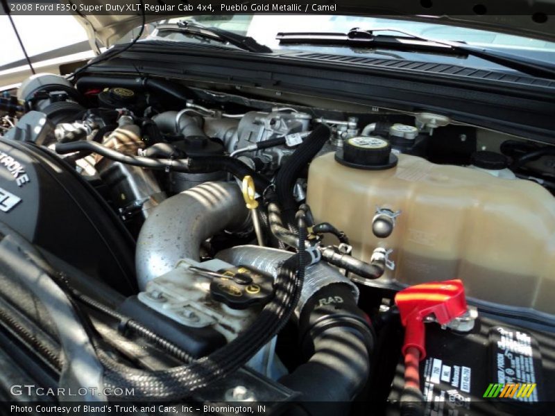 Pueblo Gold Metallic / Camel 2008 Ford F350 Super Duty XLT Regular Cab 4x4