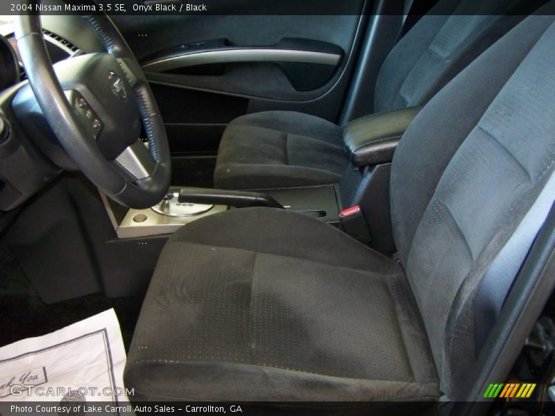 Onyx Black / Black 2004 Nissan Maxima 3.5 SE