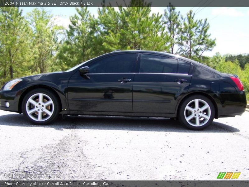 Onyx Black / Black 2004 Nissan Maxima 3.5 SE