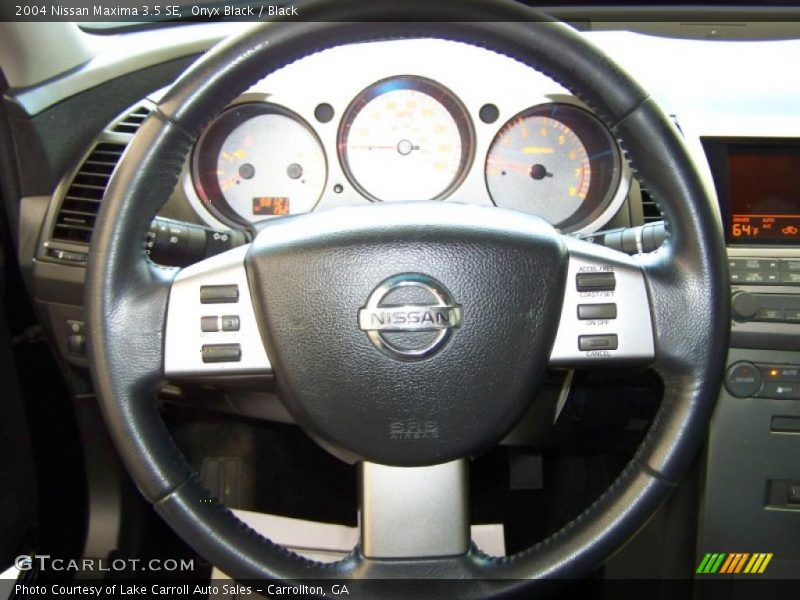 Onyx Black / Black 2004 Nissan Maxima 3.5 SE