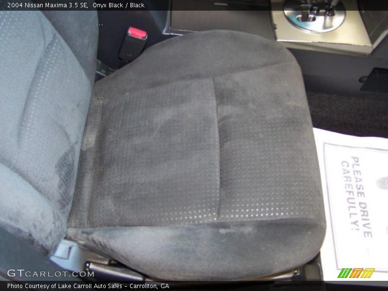 Onyx Black / Black 2004 Nissan Maxima 3.5 SE