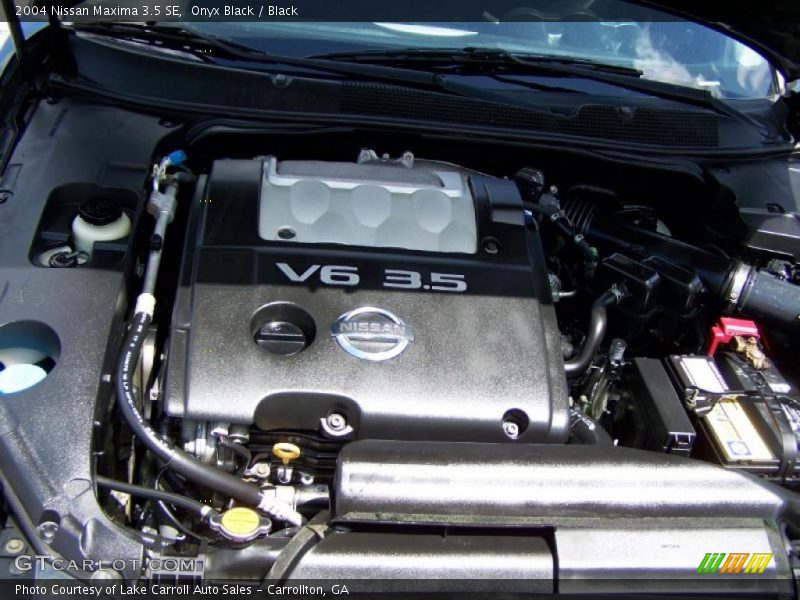 Onyx Black / Black 2004 Nissan Maxima 3.5 SE