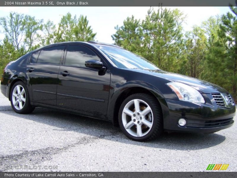 Onyx Black / Black 2004 Nissan Maxima 3.5 SE
