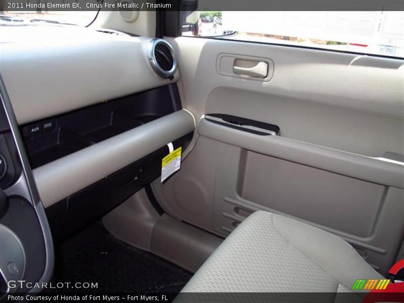 Citrus Fire Metallic / Titanium 2011 Honda Element EX