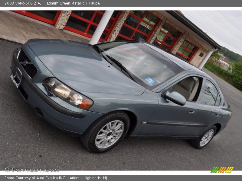 Platinum Green Metallic / Taupe 2003 Volvo S60 2.4