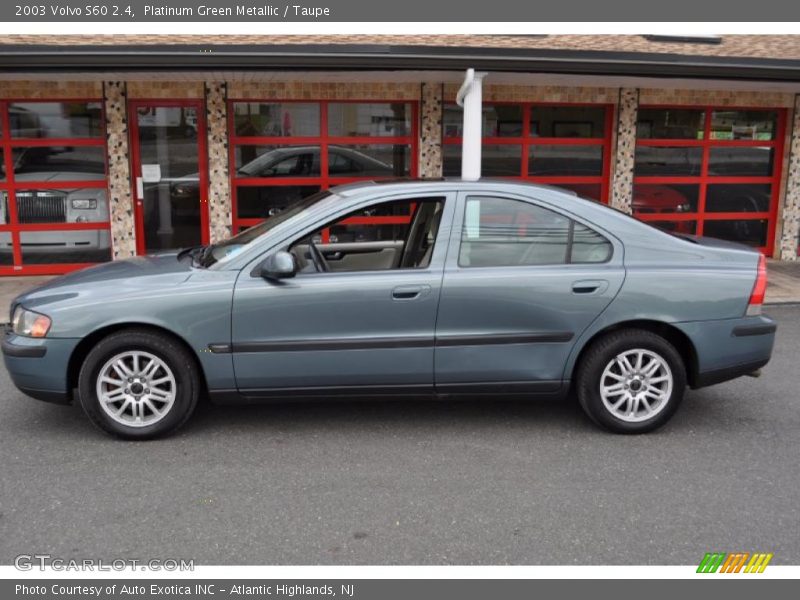 Platinum Green Metallic / Taupe 2003 Volvo S60 2.4