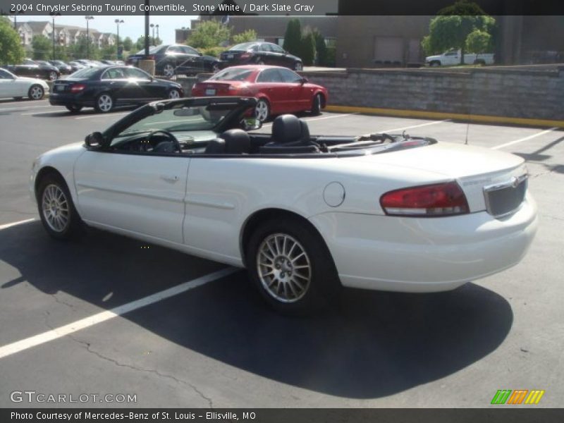 Stone White / Dark Slate Gray 2004 Chrysler Sebring Touring Convertible