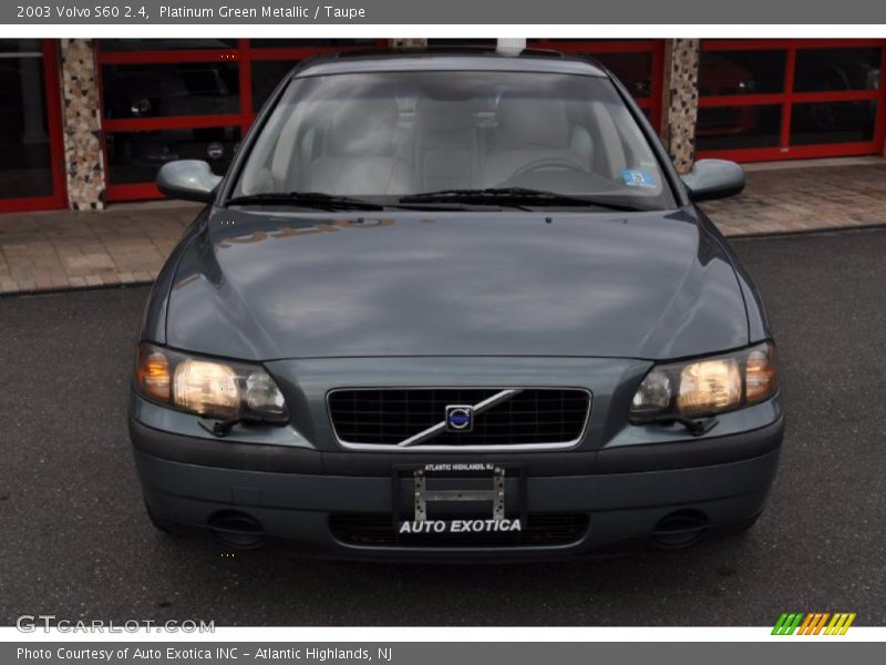 Platinum Green Metallic / Taupe 2003 Volvo S60 2.4
