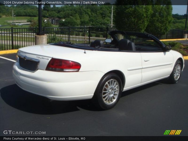 Stone White / Dark Slate Gray 2004 Chrysler Sebring Touring Convertible