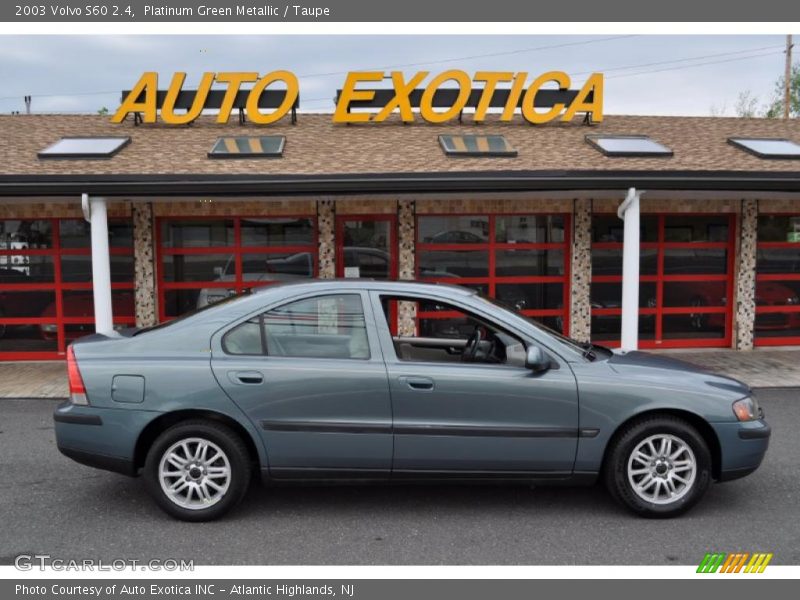 Platinum Green Metallic / Taupe 2003 Volvo S60 2.4