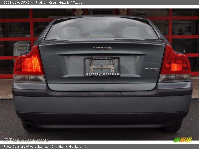 Platinum Green Metallic / Taupe 2003 Volvo S60 2.4