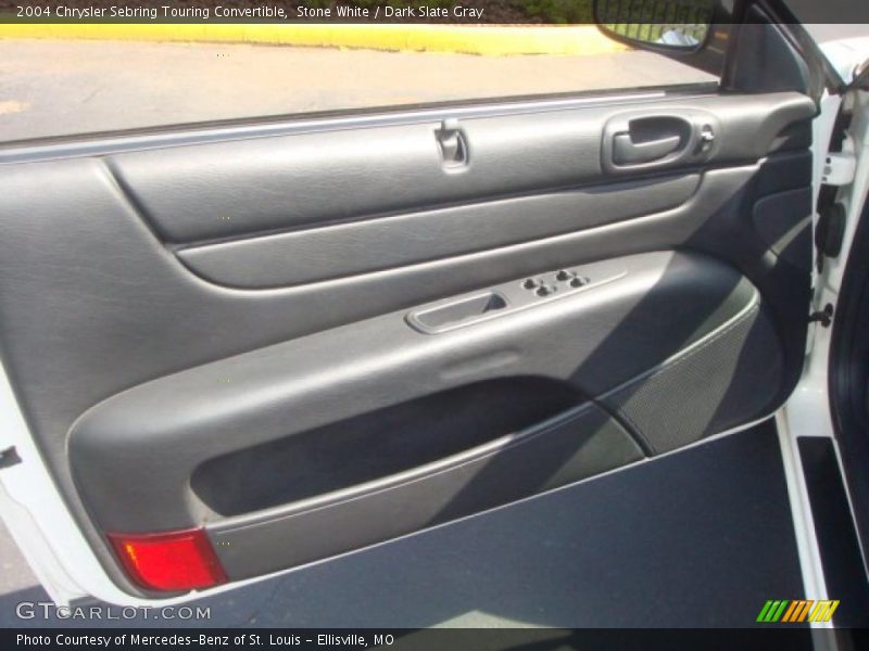 Stone White / Dark Slate Gray 2004 Chrysler Sebring Touring Convertible