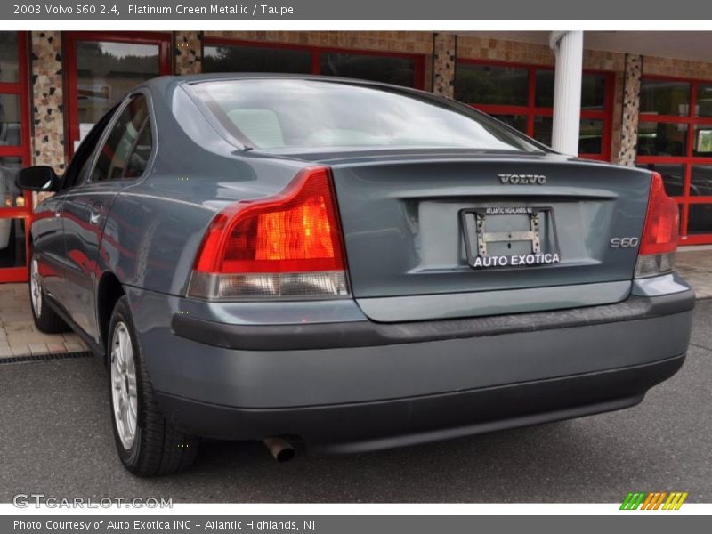 Platinum Green Metallic / Taupe 2003 Volvo S60 2.4